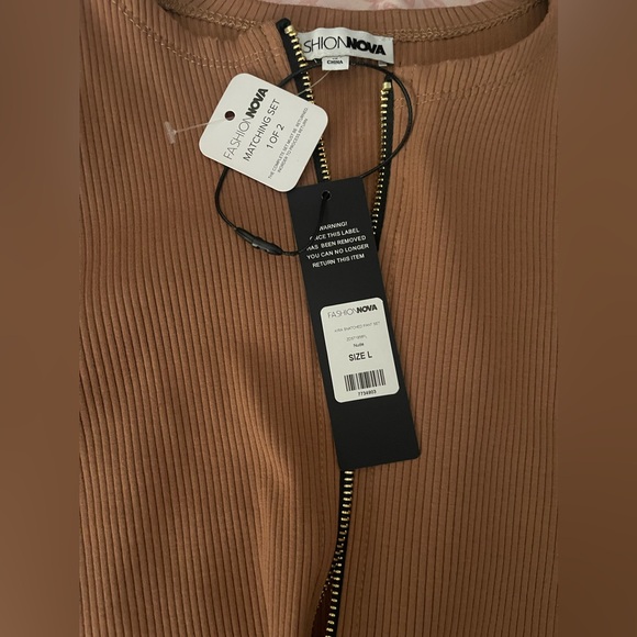 Chic SNATCHED Two-Piece Set in Taupe - Picture 11 of 14